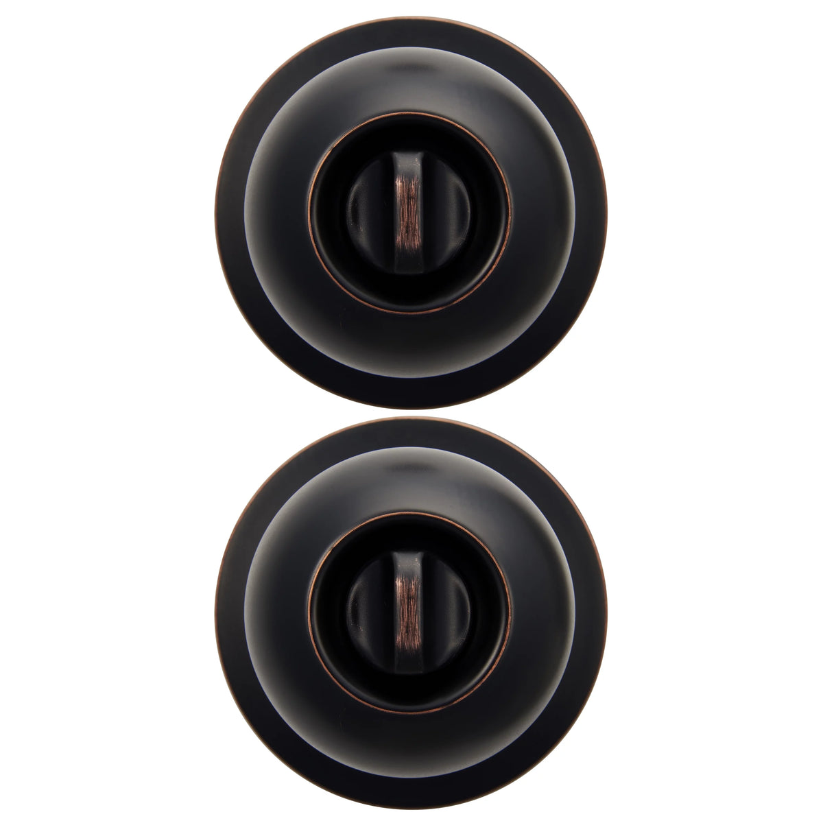 Keyed Entry Ball Style Doorknob Oil-Rubbed Bronze Twin Pack S202293