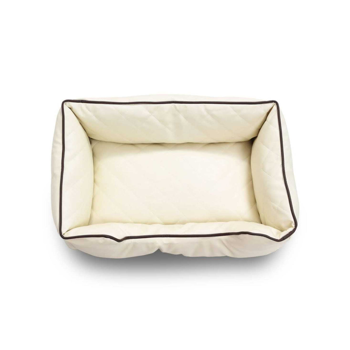 Faux Leather Rectangle Pet Bed D216