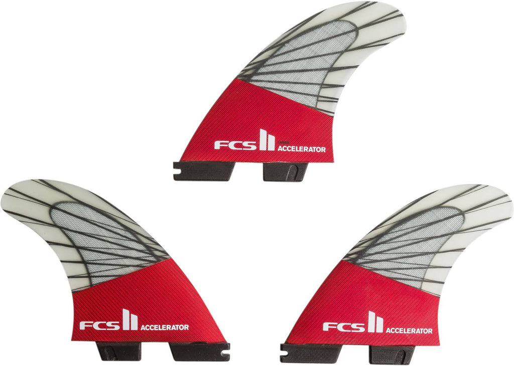 FCS II Accelerator PC Carbon Tri Fin Set A97764