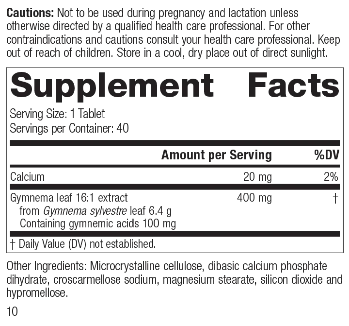 Gymnema 40 Tablets W816904