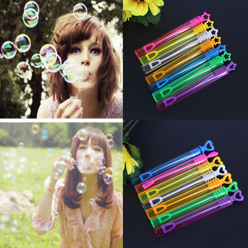 12Pcs Bubble Makers Sticks Wands Party Toys Q7819