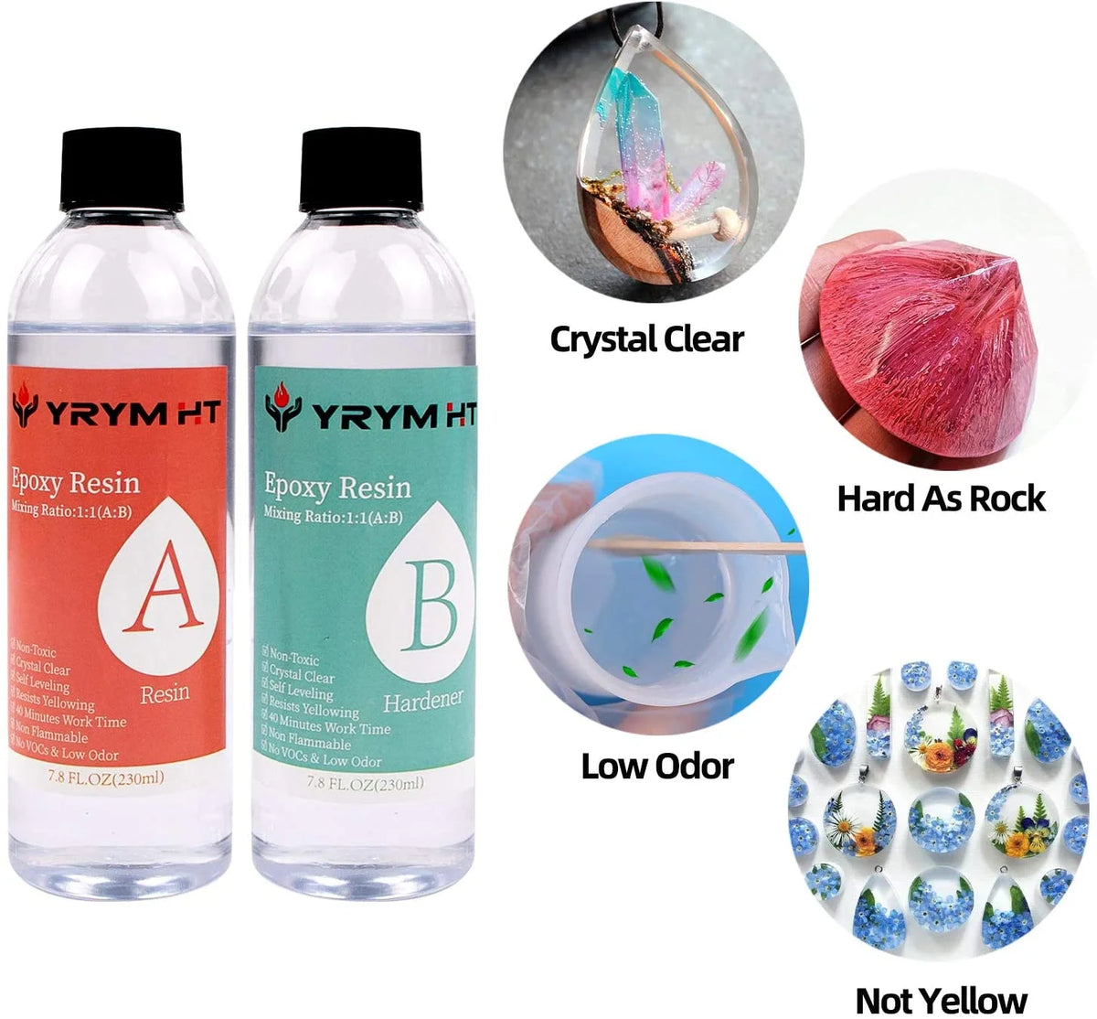 15.5 FL.OZ. Crystal Clear Epoxy Resin Kit E6251