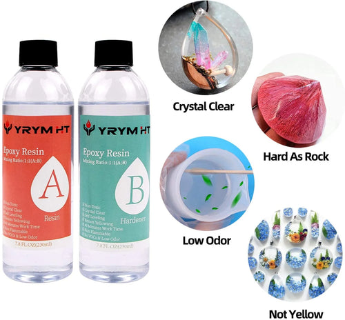 15.5 FL.OZ. Crystal Clear Epoxy Resin Kit E6251