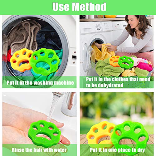4 Pack Reusable Pet Hair Remover for Laundry W671688