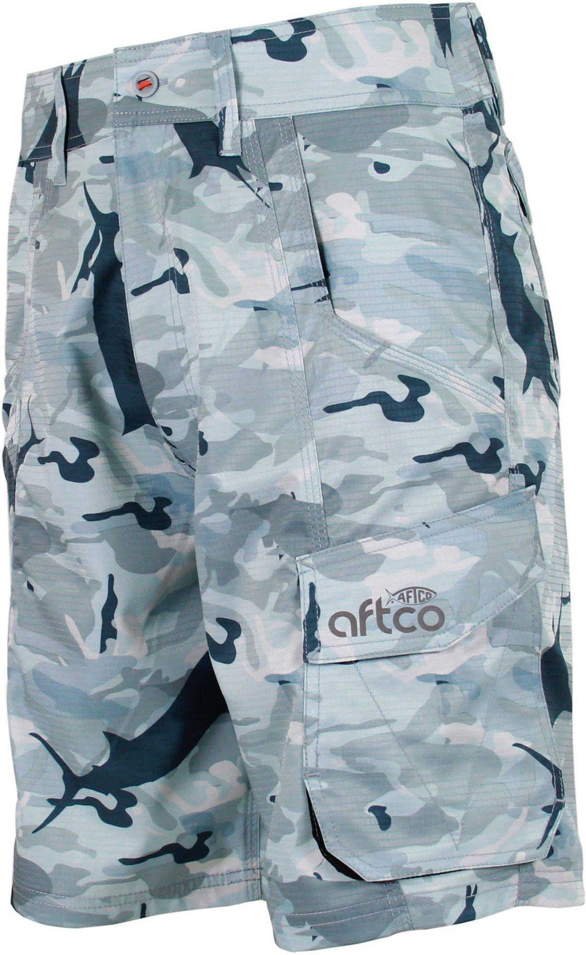Gray Camo Fishing Shorts N36808