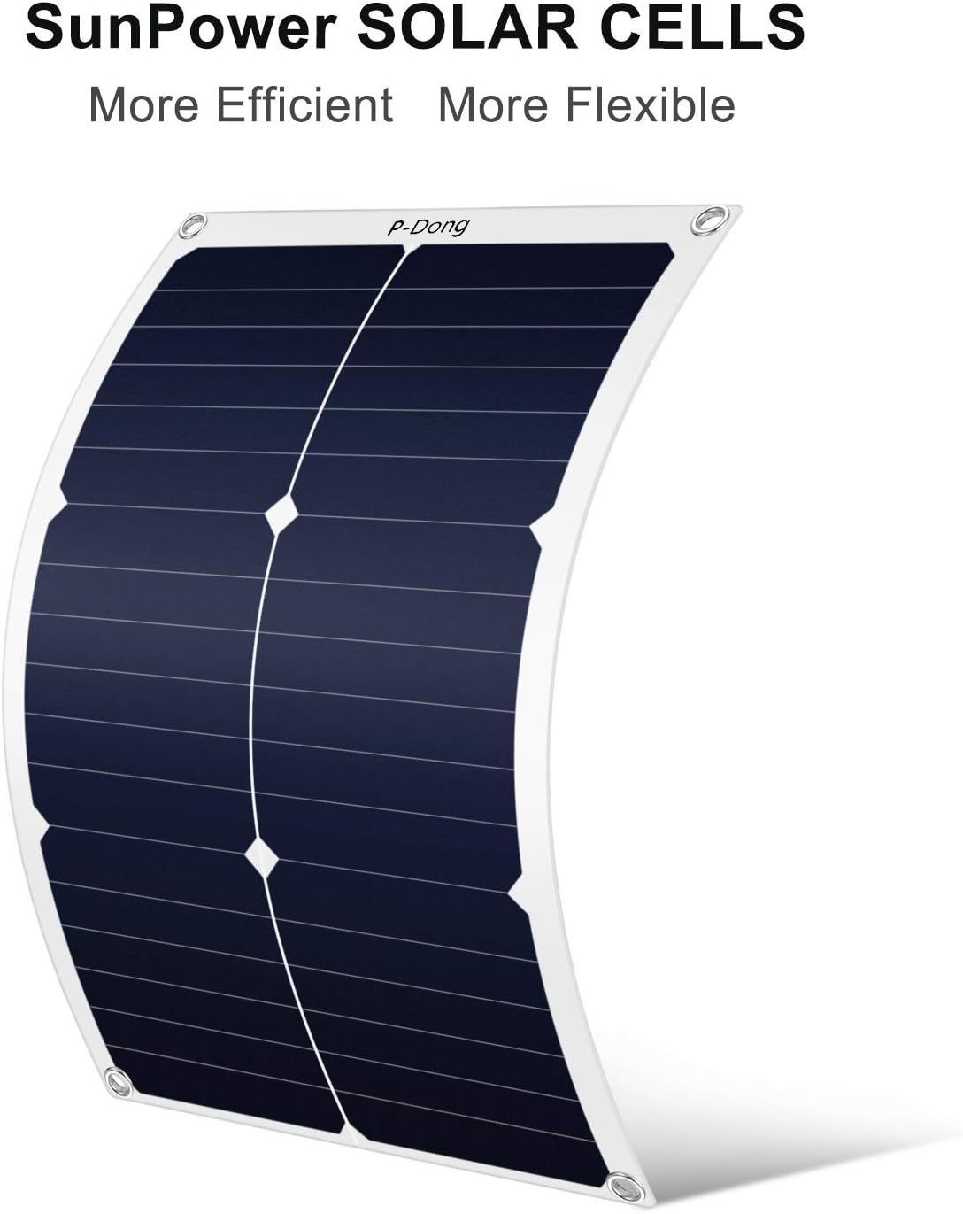 Waterproof 20W Solar Panel Battery Charger with USB Output Ports M750