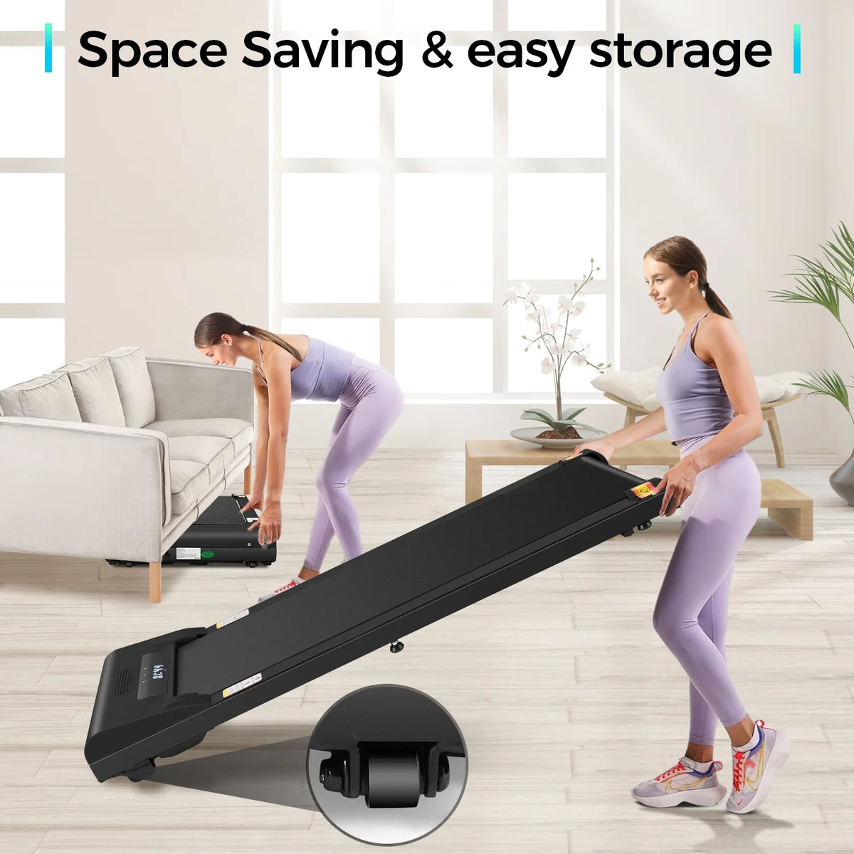 Under Desk Treadmill 2.5HP Electric Walking Pad G200802