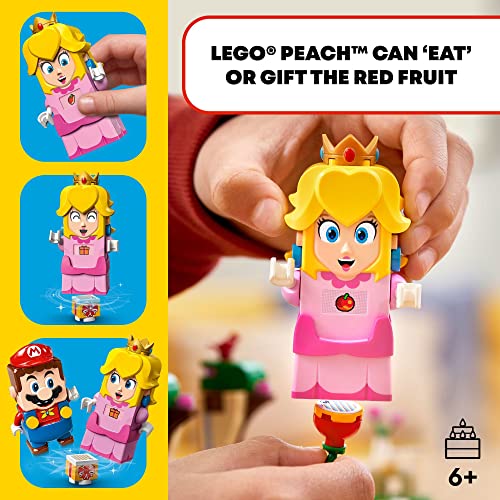LEGO Super Mario Adventures with Peach Starter Course, Buildable Game, Toy with Interactive Figure, Yellow Toad & Lemmy, 71403 Q74492