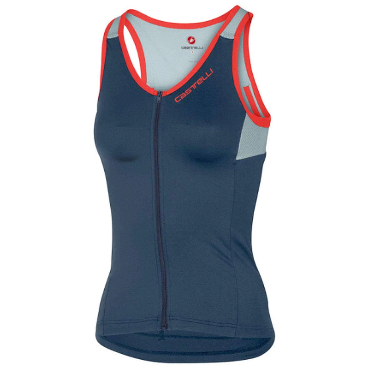 Dark Steel Blue/Winter Sky Cycling Top A881