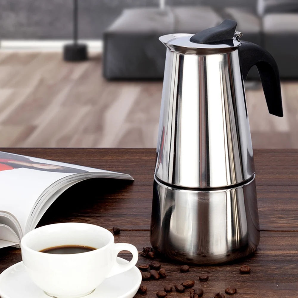 Stainless Steel Electric Coffee Maker V7525