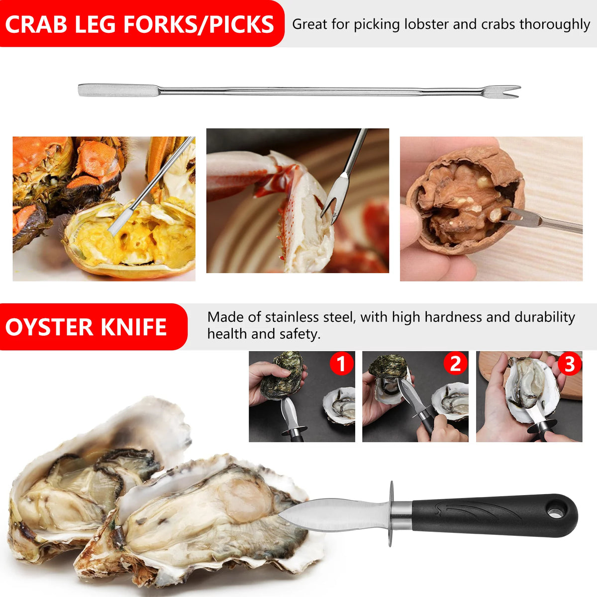 20 Piece Seafood Tools Set Q608311