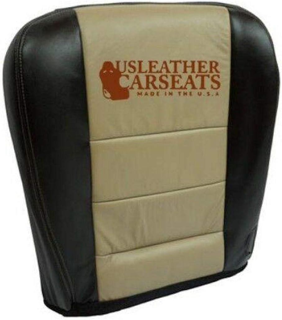 Leather Car Seat Cover Passenger Side Bottom 2 Tone Y426993
