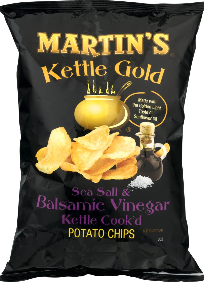 Gold Kettle Cook'd Sea Salt & Balsamic Vinegar Potato Chips 3-Pack 8 oz H5076