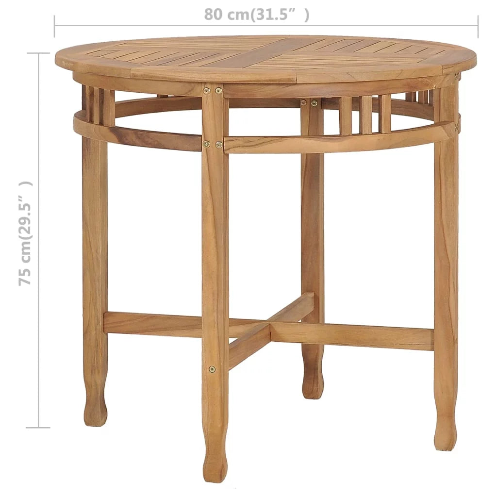 Solid Teak Wood Dining Table W369089