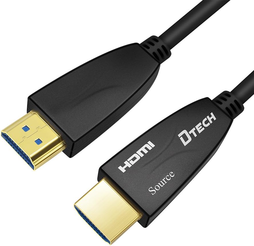25 Feet Fiber Optic HDMI Cable Black Y590527