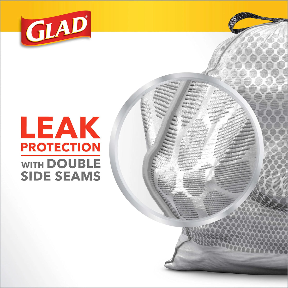 Glad ForceFlex Tall Kitchen Trash Bags, 13 Gallon, Lavender, 80 Count V4003
