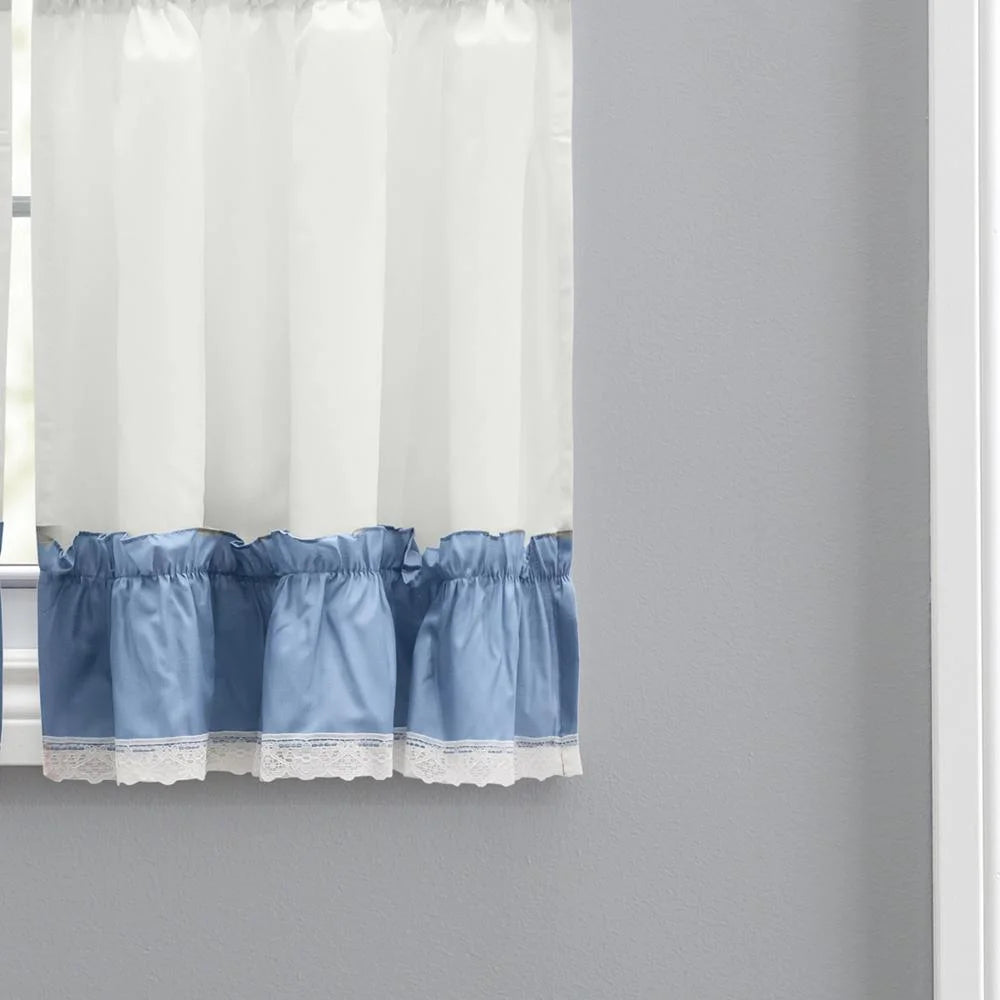 Slate Rod Pocket Window Curtain Tiers 82"x24" V496