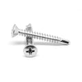 #10-16 x 1 1/4 inch Self Drilling Screw Phillips Oval Head Zinc Plated O620452