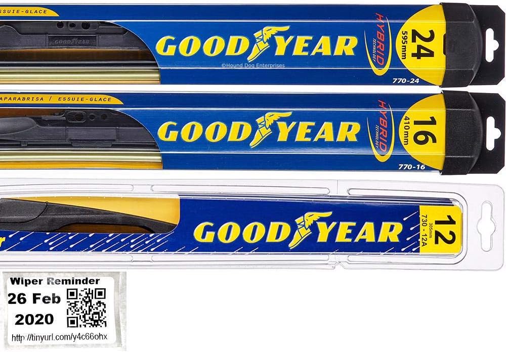 Windshield Wiper Blade Set Pack of 2 T9233