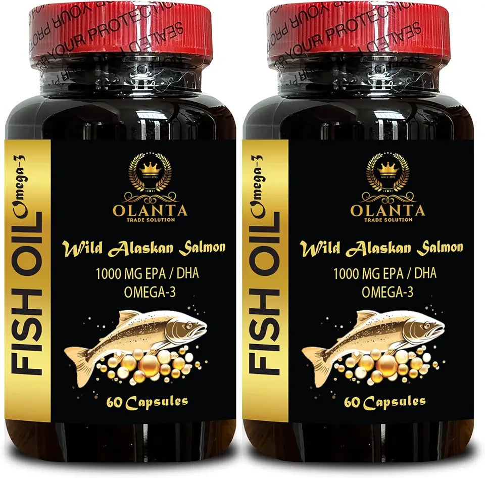 Wild Alaskan Salmon Oil Omega-3 120 Capsules S1878