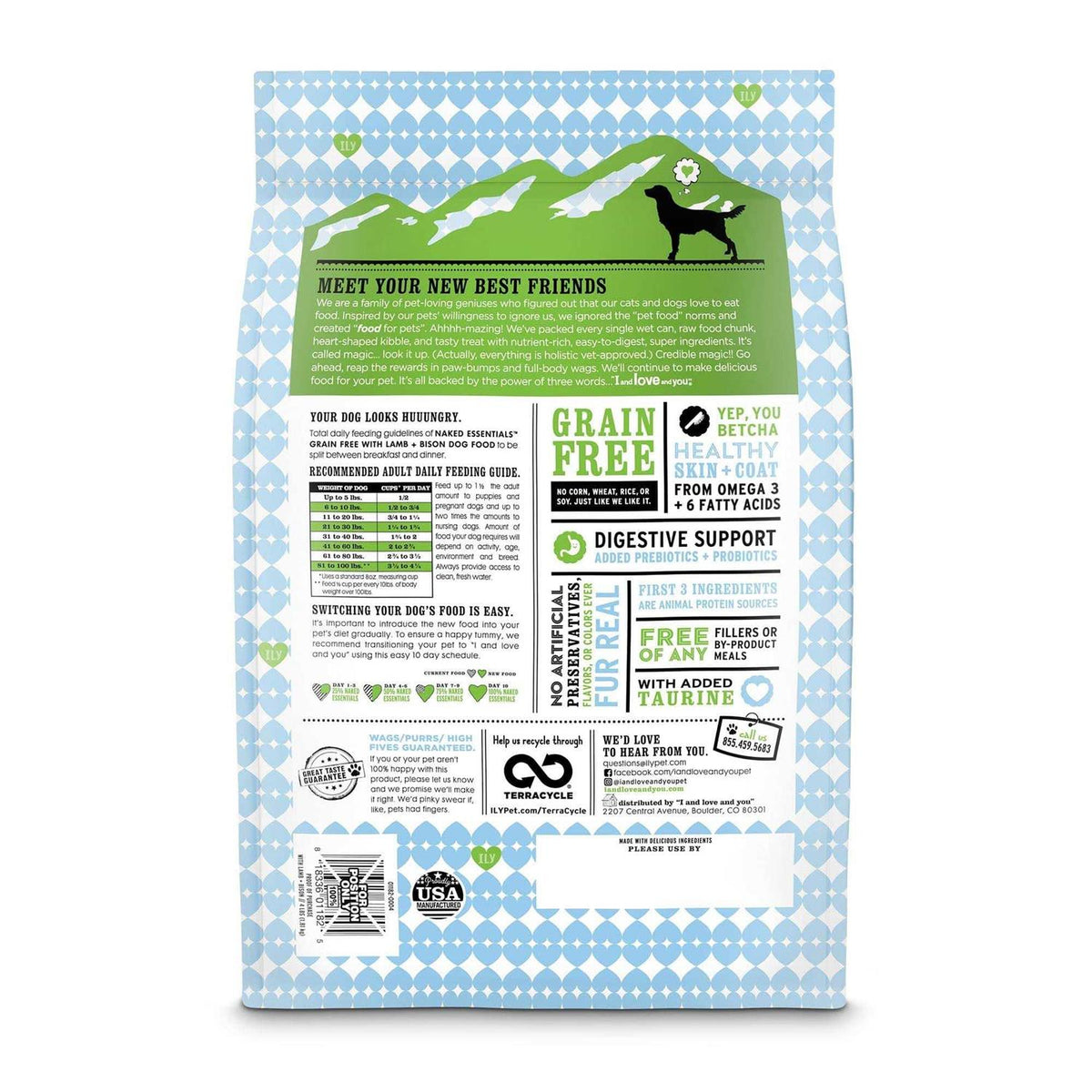 Dry Dog Food Lamb Bison B4169