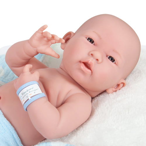 15" All-Vinyl Baby Doll in Blue with Deluxe Accessories F3349