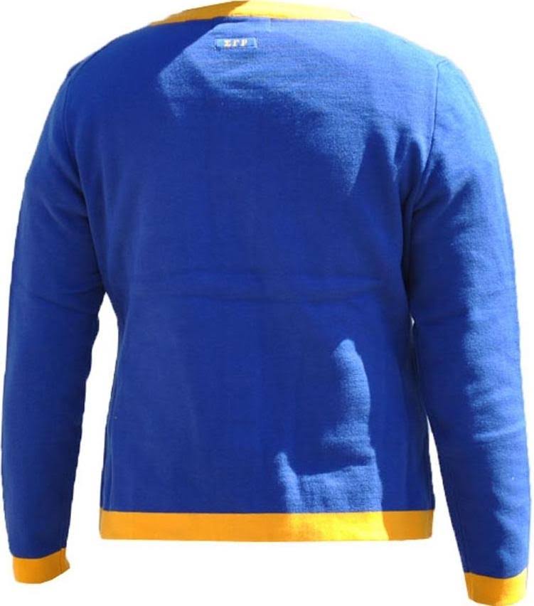 Royal Blue Heavy Weight Ladies Cardigan E7431