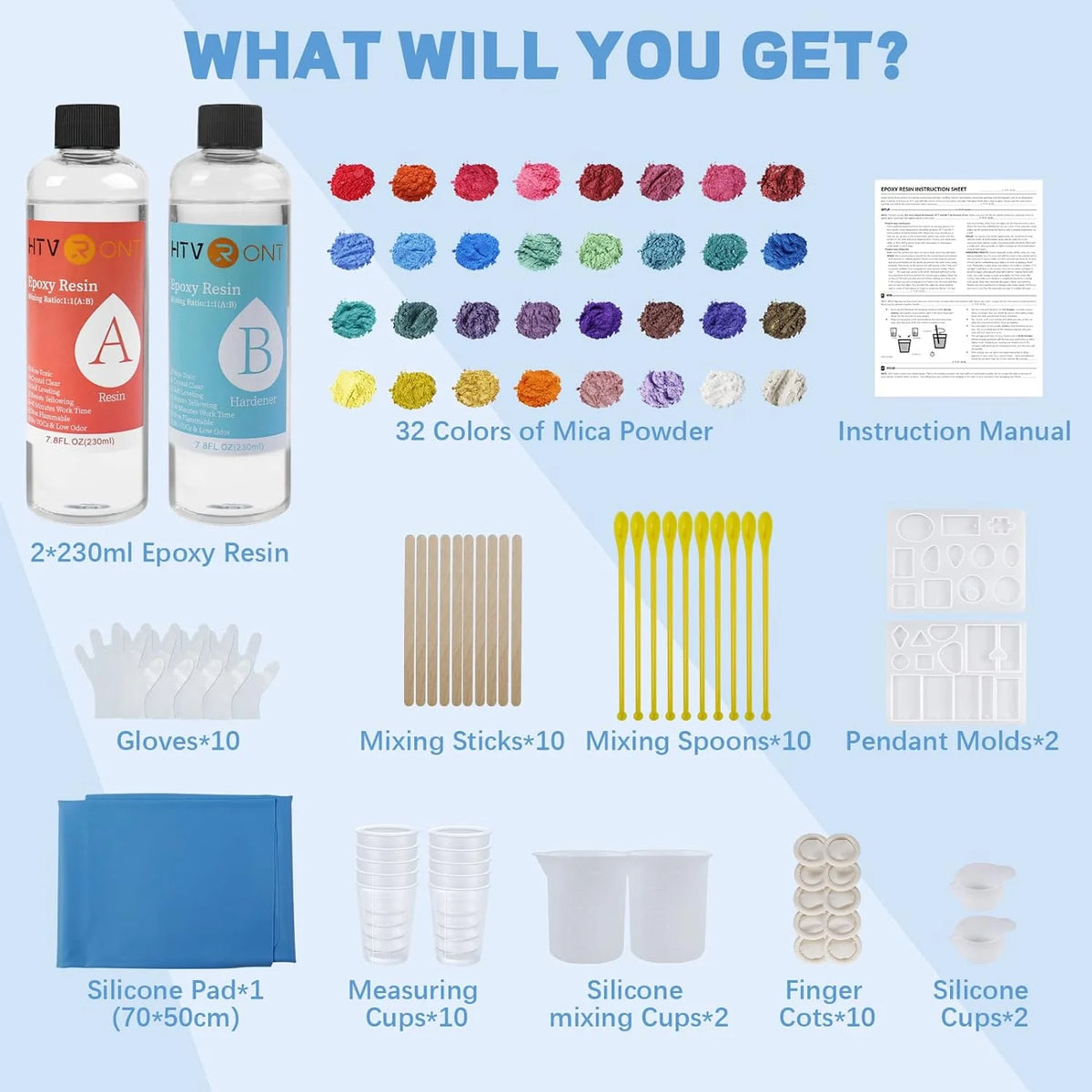 15.5 FL.OZ. Crystal Clear Epoxy Resin Kit E6251