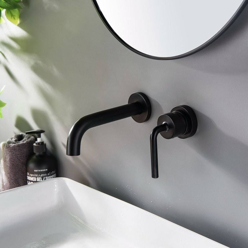 Wall Mounted Bathroom Faucet Gold N562