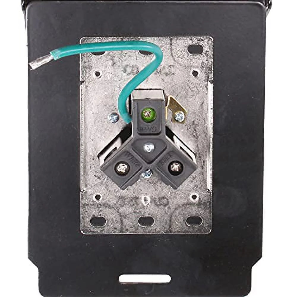 30 Amp RV Power Outlet Box, NEMA TT-30R Outdoor Electrical Receptacle Panel K7780