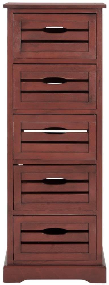 Red 5-Drawer Cabinet J982262