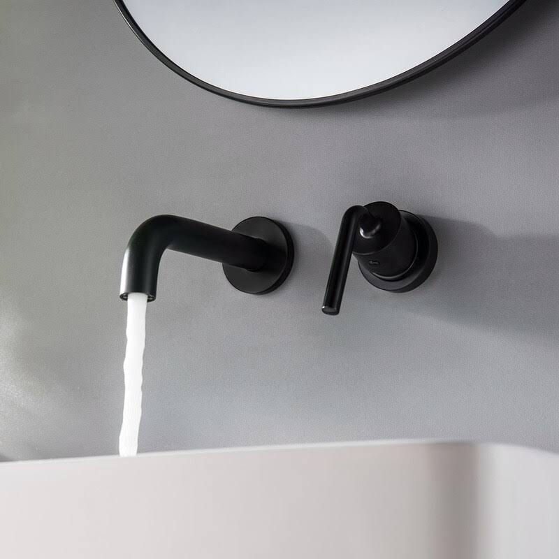 Wall Mounted Bathroom Faucet Gold N562