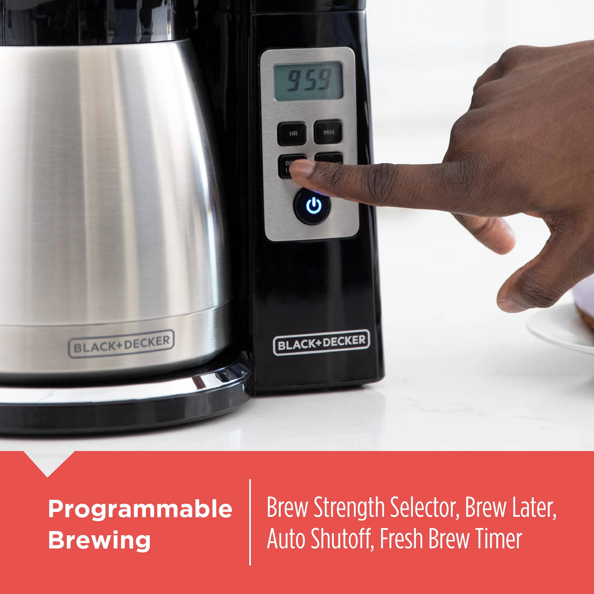 12-Cup Thermal Programmable Coffeemaker A296069