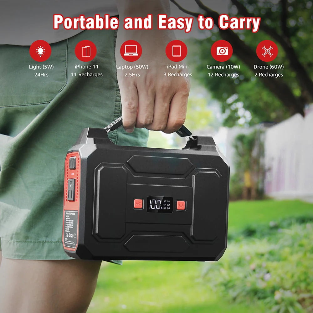 Portable Power Bank 146Wh AC 100W Black Y89330