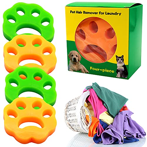 4 Pack Reusable Pet Hair Remover for Laundry W671688