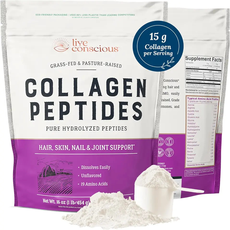 Hydrolyzed Collagen Peptides Powder 16oz B472466