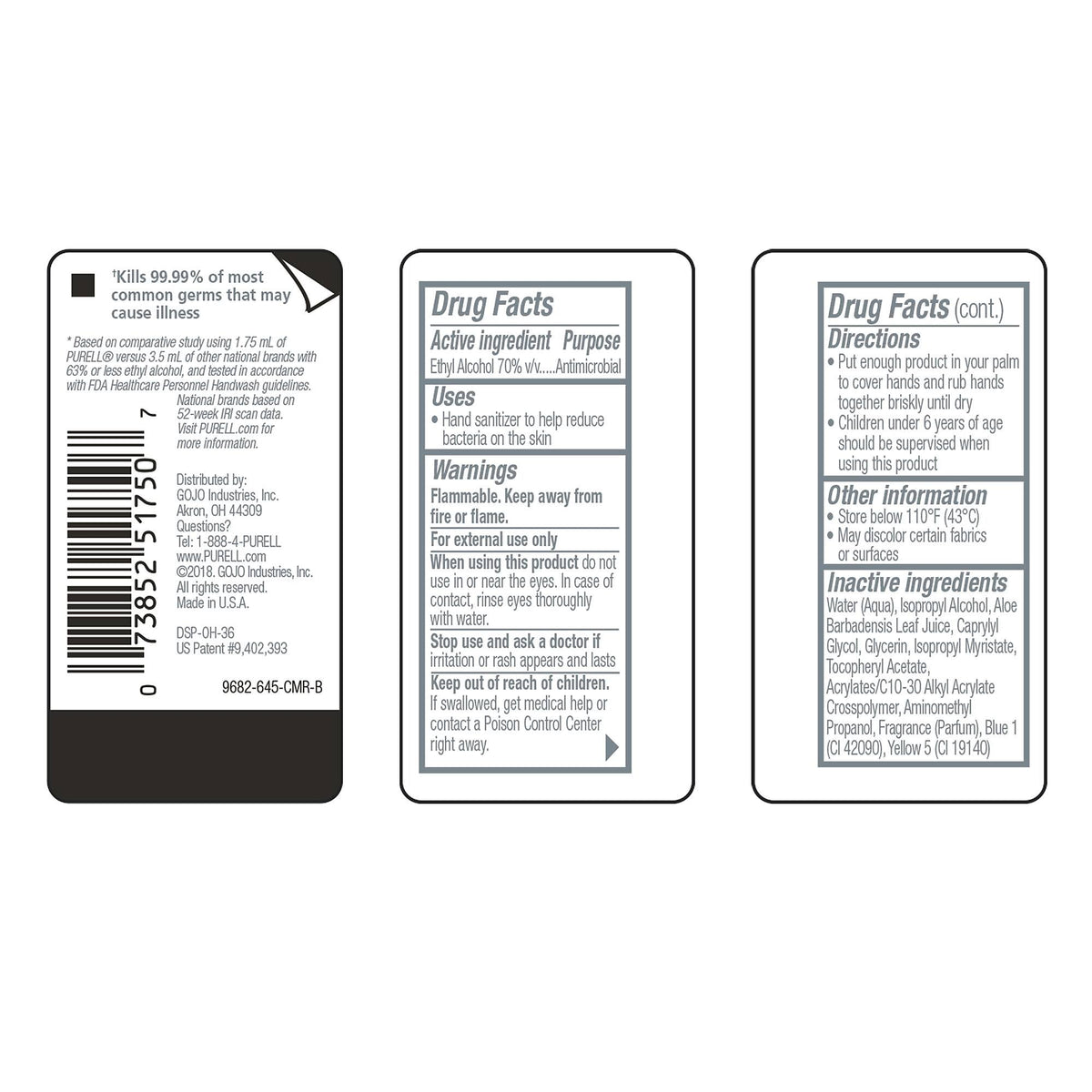 2 oz. Gel Instant Hand Sanitizer T4298