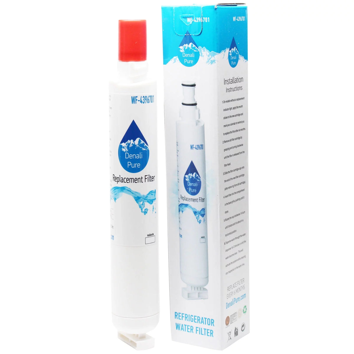 2-Pack Refrigerator Water Filter Cartridge Q908108