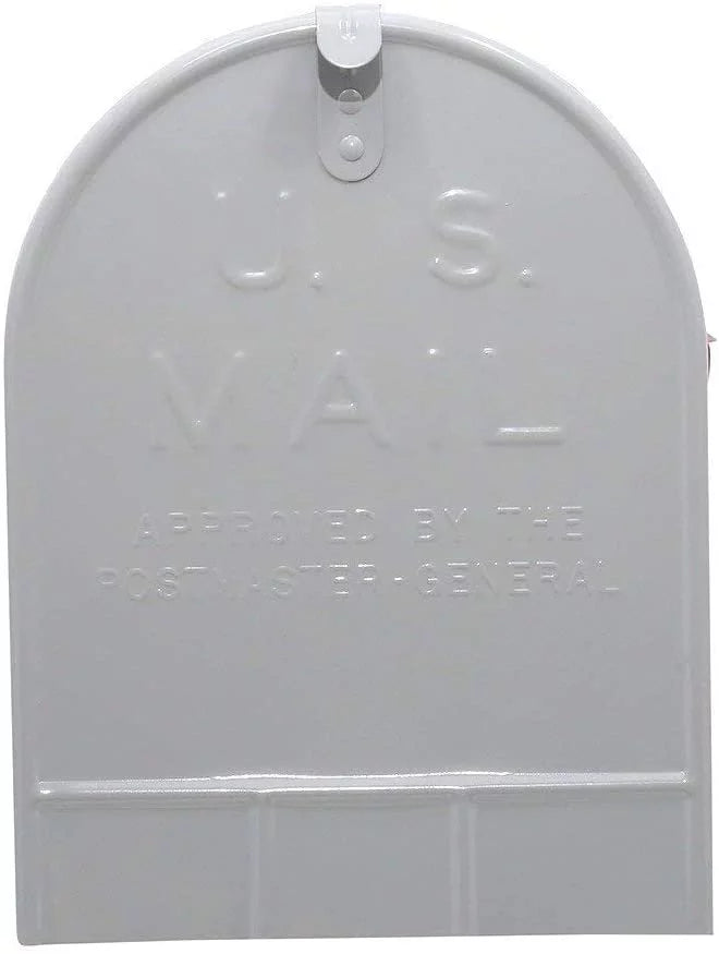 Galvanized Steel Post Mount Jumbo Mailbox Y68938