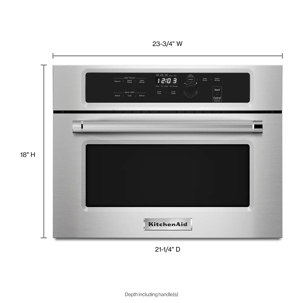 24" Wide 1.4 Cu. Ft. Built-In Microwave - Stainless Steel Q2520