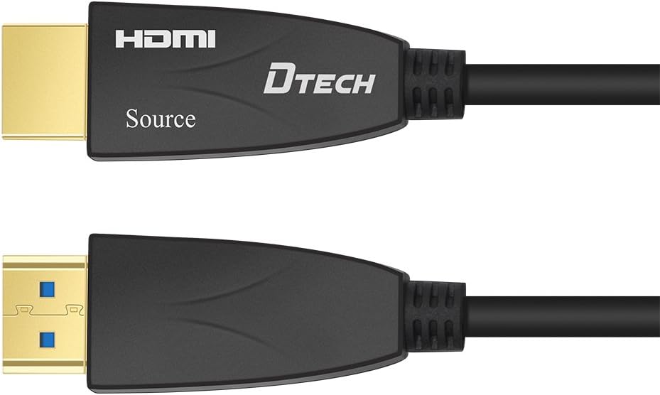 25 Feet Fiber Optic HDMI Cable Black Y590527