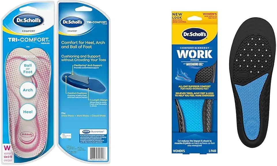 Heel Insoles with Massaging Gel D283