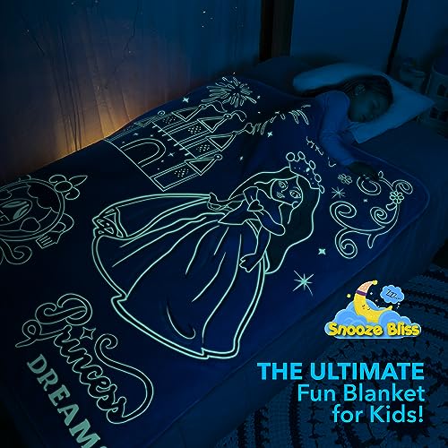 Blue Fleece Throw Blanket 50"X60" Q60119