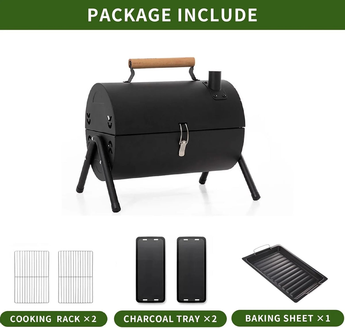 Portable Charcoal Grill G218256