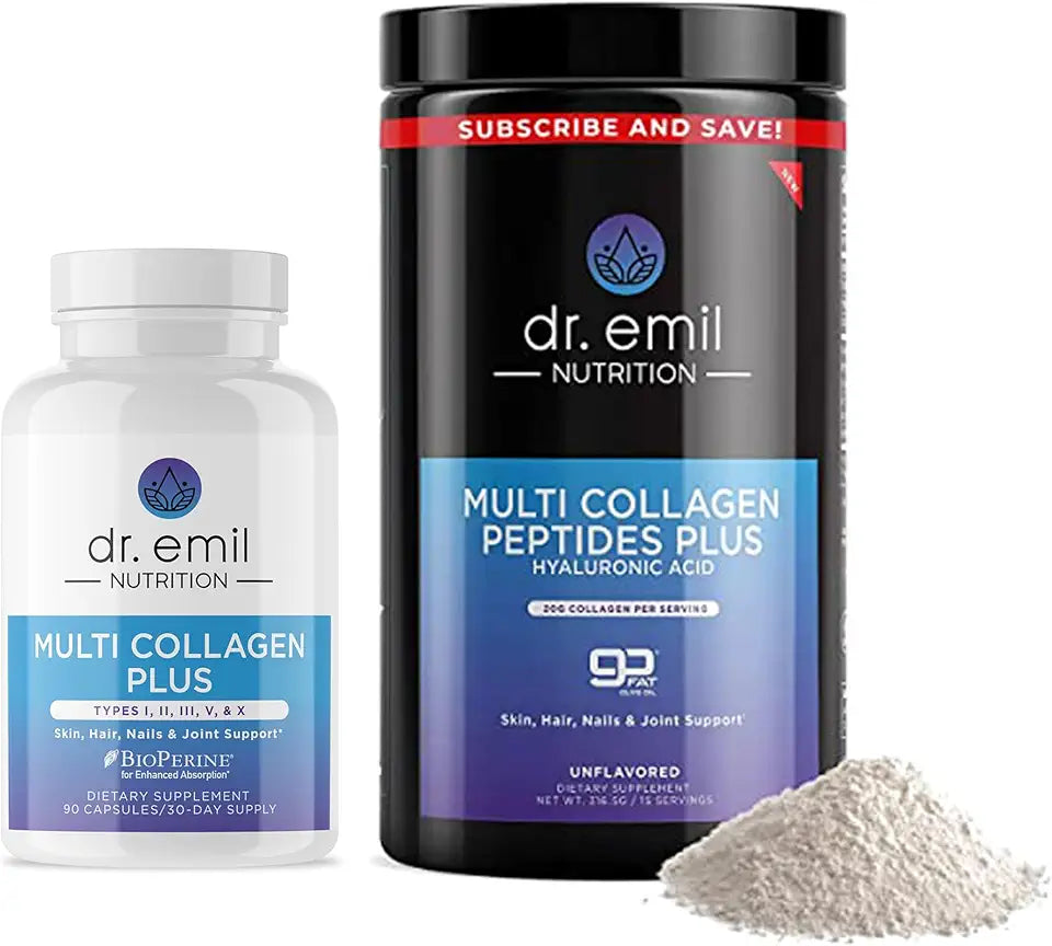 Collagen Peptide Pills & Collagen Powder Bundle M61911