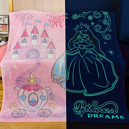 Blue Fleece Throw Blanket 50"X60" Q60119