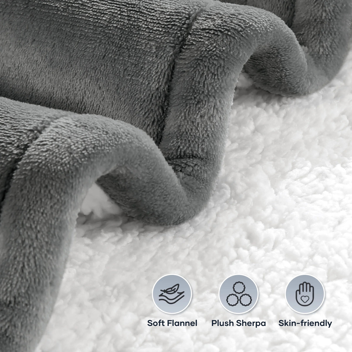 Electric Blanket Full Size 4 Heating Levels Machine Washable L709043