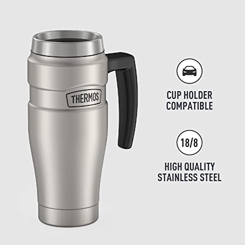 16 Ounce Stainless Steel Vacuum-Insulated Travel Mug X2306