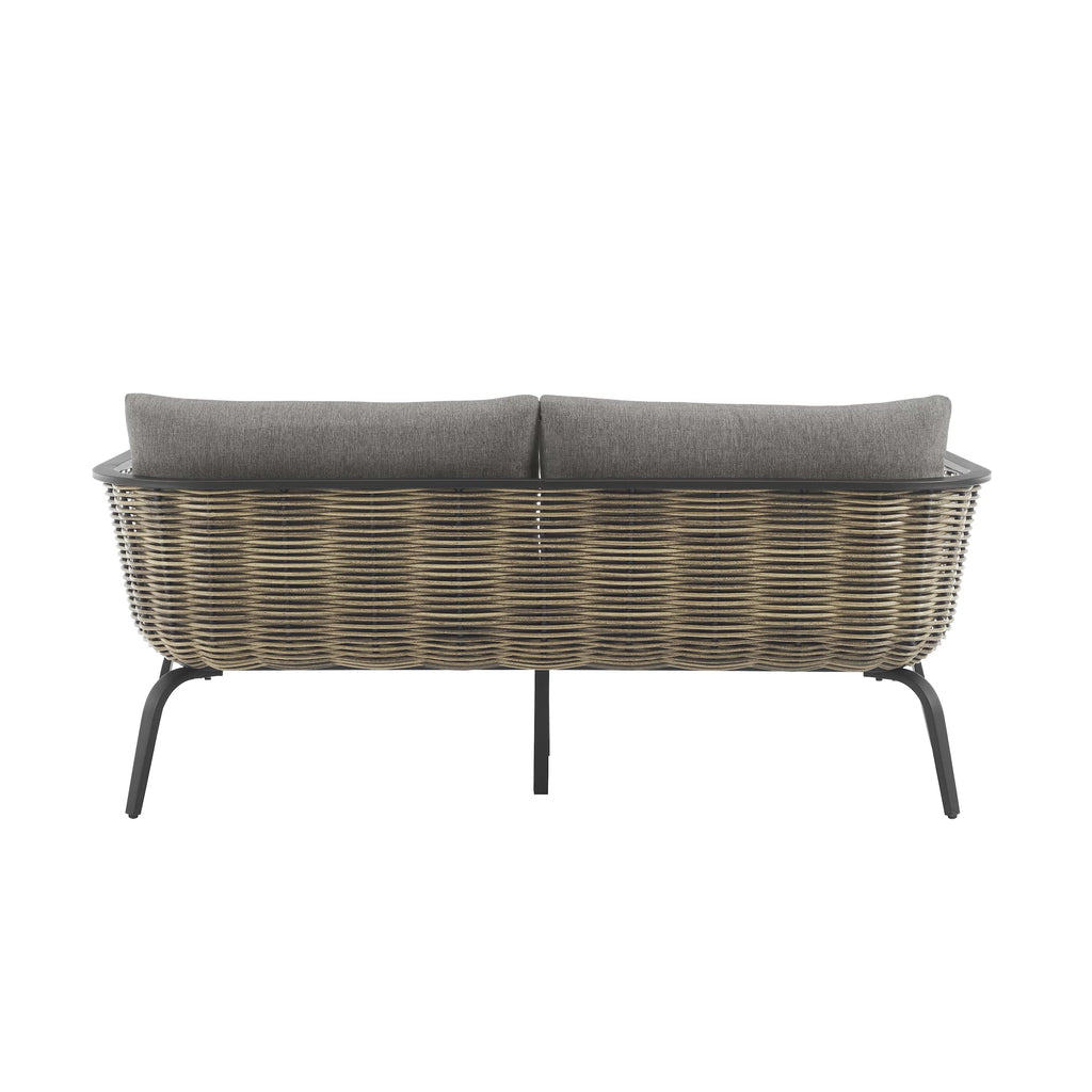 Black Outdoor Loveseat G5481