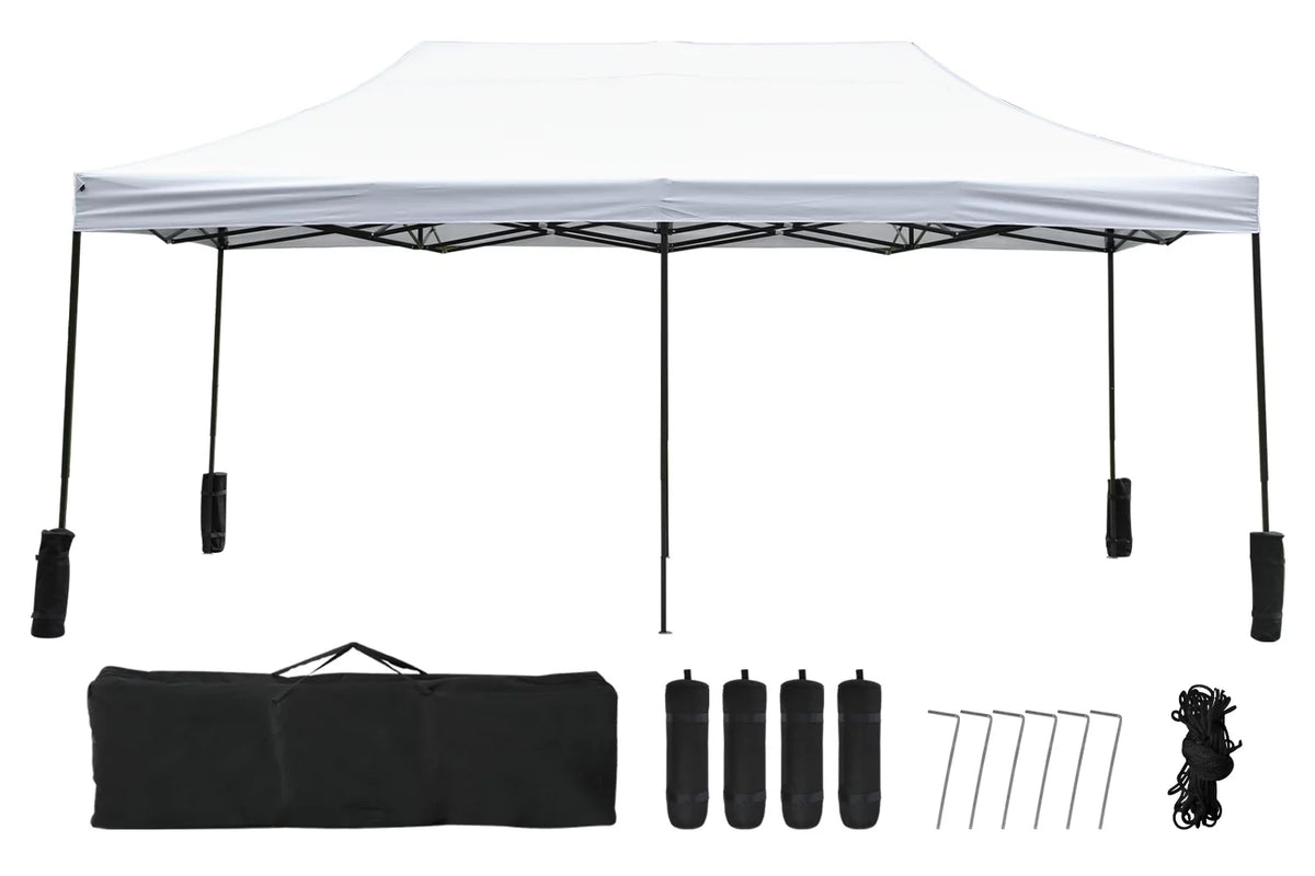 10x20 Pop Up Canopy Tent with Backpack Bag C18485